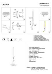 Rackhams 5 Watt White Bedside Wall Light With Reading Light - thumbnail 3