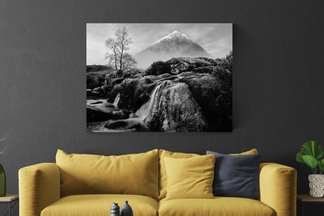 Rackhams Glen Coe in Winter - Framed Print 20 x 16 inch - image 1