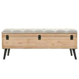 Rackhams Storage Bench 110 cm Solid Firwood - thumbnail 4