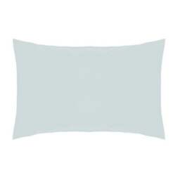 Rackhams Easycare Percale Housewife Pillowcase - Duck Egg Blue - One Size - Duck Egg Blue - 50% Cotton/50% Polyester - thumbnail 1