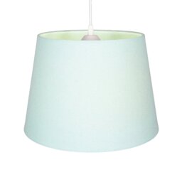 Rackhams Traditional 8 Inch Duck Egg Linen Drum Table/Pendant Lamp Shade 40w Maximum - thumbnail 2