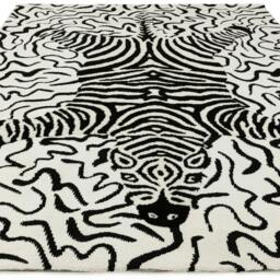 Rackhams Wilder Zebra Mono Rug - 160x230cm - thumbnail 4