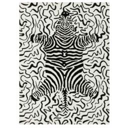Rackhams Wilder Zebra Mono Rug - 160x230cm - thumbnail 1