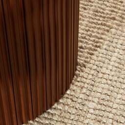 Rackhams Handwoven Jute Cream Rug – Natural Colour - 60X90 cm - thumbnail 5