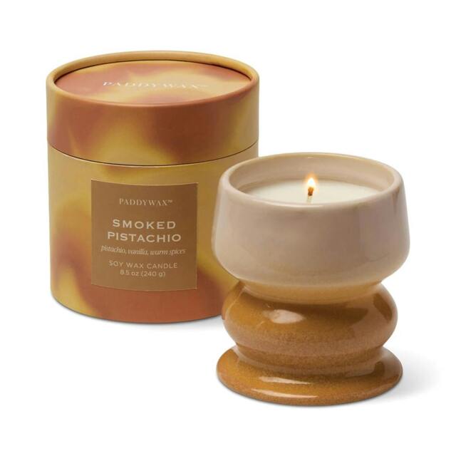 Rackhams Paddywax Melt Range Ceramic Candle - 8.5oz - Sand/Stone - Smoked Pistachio - image 1