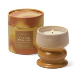 Rackhams Paddywax Melt Range Ceramic Candle - 8.5oz - Sand/Stone - Smoked Pistachio