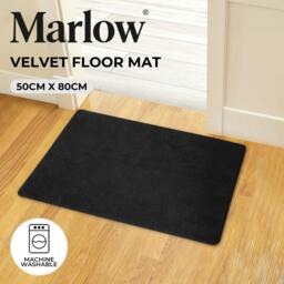 Rackhams Large Indoor Door Mat Non Slip Entrance Rug Dirt Trapper Washable Mats - thumbnail 2