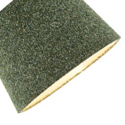Rackhams Forest and Sage Green Textured Wool Fabric Lamp Shade with Cream Inner - thumbnail 3