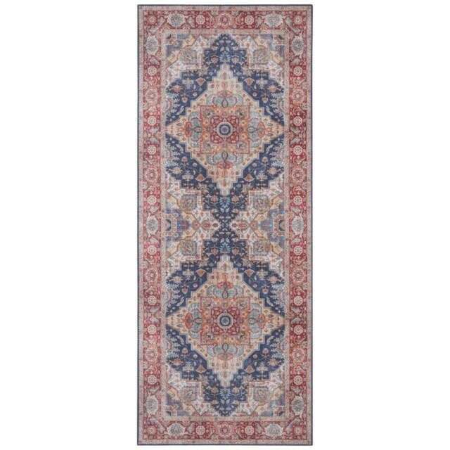 Rackhams Oriental Sylla Indigo-Blue Rug - 80X200 cm