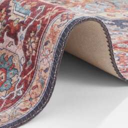 Rackhams Oriental Sylla Indigo-Blue Rug - 80X200 cm - thumbnail 4