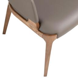 Rackhams Dark Mink Leatherette Chair 4108 - thumbnail 5