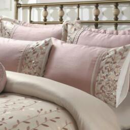 Rackhams Marie Pink Duvet Cover Set - King - thumbnail 3
