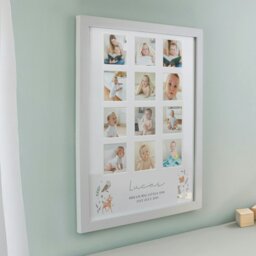 Rackhams Personalised Woodland Animal White Multi Photo Frame - thumbnail 2