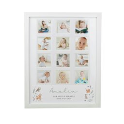 Rackhams Personalised Woodland Animal White Multi Photo Frame - thumbnail 1