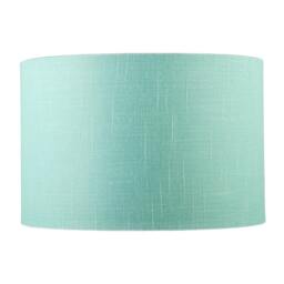 Rackhams Designer Emerald Bay Green Textured Linen Fabric Circular Lamp Shade - thumbnail 5