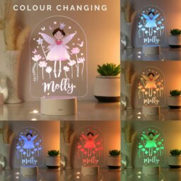 Rackhams Personalised Fairy LED Colour Changing Night Light - thumbnail 4