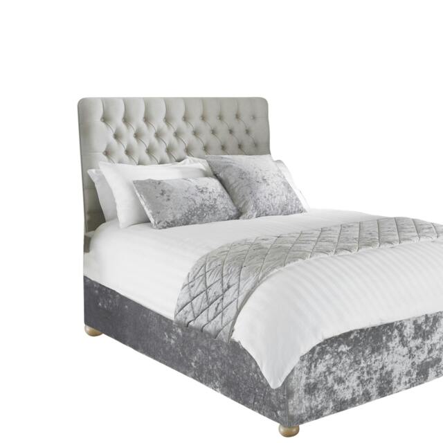 Rackhams Verona Bed Wrap - Silver - Super King - Silver - 100% Polyester