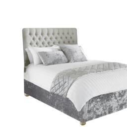 Rackhams Verona Bed Wrap - Silver - Super King - Silver - 100% Polyester