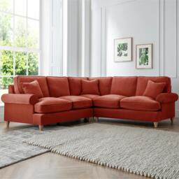 Rackhams The Bromfield Large Corner Sofa - Apricot