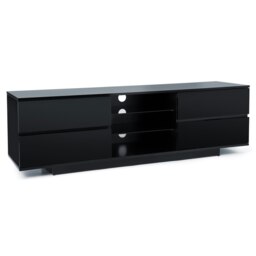 "Rackhams Avitus Gloss Black with 4-Black Drawers and 3-Shelf 32""-65"" LED/LCD/Plasma TV Stand" - thumbnail 5