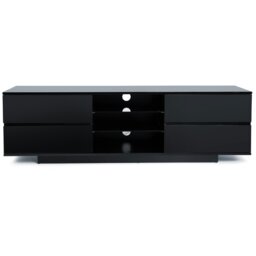 "Rackhams Avitus Gloss Black with 4-Black Drawers and 3-Shelf 32""-65"" LED/LCD/Plasma TV Stand" - thumbnail 6