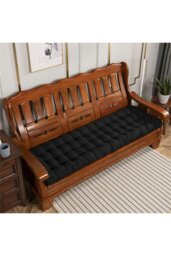Rackhams 160*50cm Chic Recliner Garden Seat Cushion - Black - thumbnail 6
