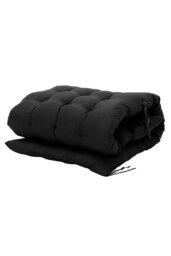 Rackhams 160*50cm Chic Recliner Garden Seat Cushion - Black - thumbnail 3