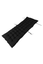 Rackhams 160*50cm Chic Recliner Garden Seat Cushion - Black - thumbnail 2