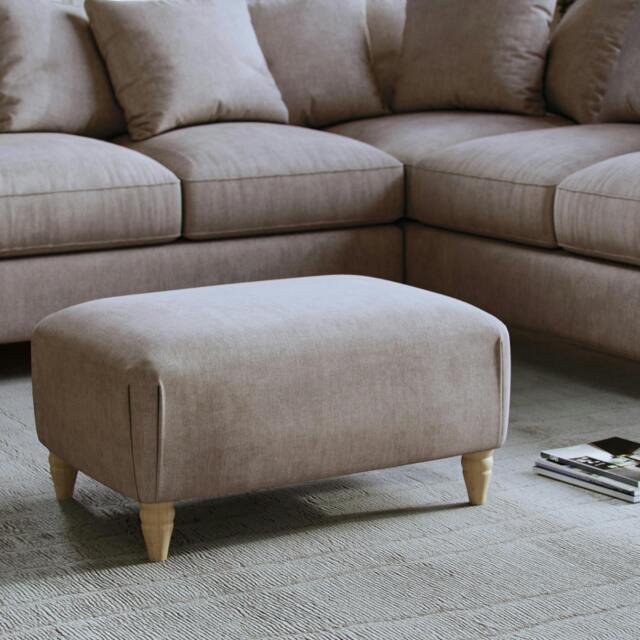 Rackhams Brentwood Footstool - Beige - image 1