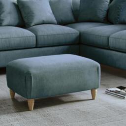 Rackhams Brentwood Footstool - Beige - thumbnail 2