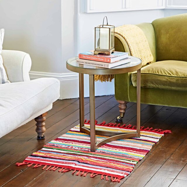 Rackhams Multicoloured Recycled Rag Rug - Small - image 1
