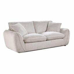 Rackhams Berti Beige or Grey Fabric 2 Seater Sofa - Grey - thumbnail 5