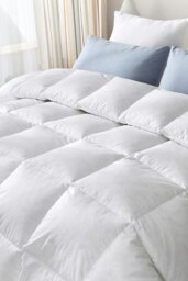 Rackhams Duck Feather And Down Duvet Quilt Hotel Quality 10.5 tog Summer - White - Double - thumbnail 1