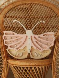 Rackhams Butterfly Lamp in Pink (19x35x5.5 cm) - Pink - One size - thumbnail 4
