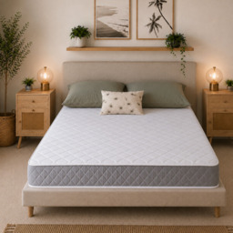 Rackhams Spring Coil Diamond Grey Essentials Mattress Foam Free Spring Coil - Grey - 1 - 4ft6 Double Mattress (135cm x 190cm) - thumbnail 6
