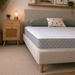 Rackhams Spring Coil Diamond Grey Essentials Mattress Foam Free Spring Coil - Grey - 1 - 4ft6 Double Mattress (135cm x 190cm) - thumbnail 3