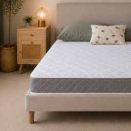 Rackhams Spring Coil Diamond Grey Essentials Mattress Foam Free Spring Coil - Grey - 1 - 4ft6 Double Mattress (135cm x 190cm) - thumbnail 4