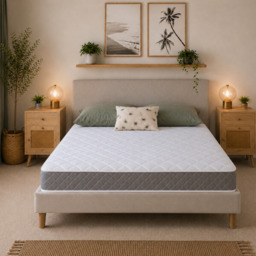 Rackhams Spring Coil Diamond Grey Essentials Mattress Foam Free Spring Coil - Grey - 1 - 4ft6 Double Mattress (135cm x 190cm) - thumbnail 5