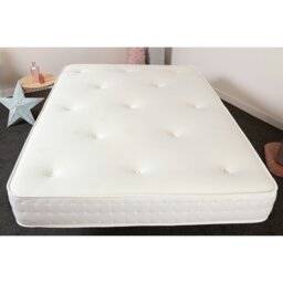 Rackhams 3-Tac Hand-Tufted Hybrid Mattress - 20cm Deep, Quilted Soft Sleep Surface - White - 1 - European King Size Mattress (160cm x 200cm) - thumbnail 4