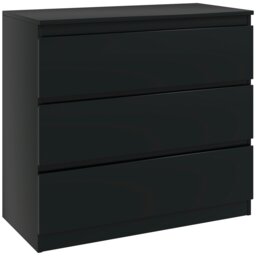 Rackhams Chest of Drawers, 3 Drawer Storage Cabinet Unit for Bedroom, White - White - 3 - thumbnail 6