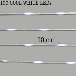 Rackhams 10m 100 LED String Lights with 8 Modes, Auto Timer and Indoor-Outdoor Use - 100 LEDs - 100 - Yellow - String lights - thumbnail 4