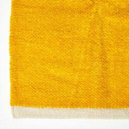 Rackhams Cotton Plain Chenille Rug with Natural Trim - Teal Green - 90 x 150 cm - thumbnail 4