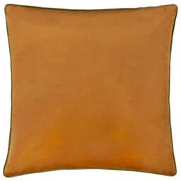 Rackhams Meridian Velvet Cushion Cover - Ginger/Olive - 55cm x 55cm - Ginger/Olive - 100% Polyester - thumbnail 2