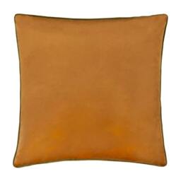 Rackhams Meridian Velvet Cushion Cover - Ginger/Olive - 55cm x 55cm - Ginger/Olive - 100% Polyester