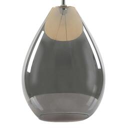 Rackhams Waltham Smoked Glass Table Lamp - thumbnail 5