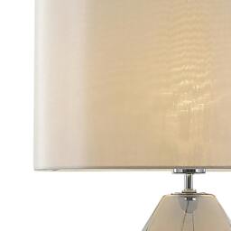 Rackhams Waltham Smoked Glass Table Lamp - thumbnail 4