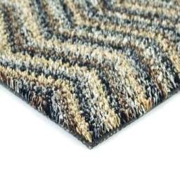 Rackhams Washable Mat Chevron Design in Multicolour - 50X75 cm - thumbnail 4