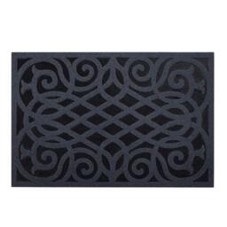 Rackhams Victorian Style Eco Indoor/Outdoor Door Mat - Dark Grey - 61 x 41cm - No (Suitable for Outdoors) - thumbnail 5