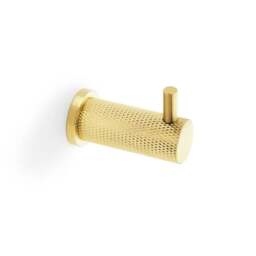 Rackhams Alexander & Wilks Brunel Knurled Coat Hook - Dark Bronze - thumbnail 6