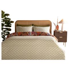 Rackhams Ultimate Reversible Velvet Printed Duvet Cover Set - Copper - Single - Copper - 52% Polyester/48% Cotton - thumbnail 3